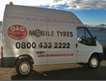 Mobile Tyre Van in Stirling - View larger image